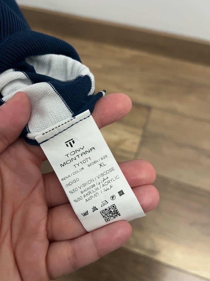 Çizgili Erkek Polo Tişört - Görsel 4