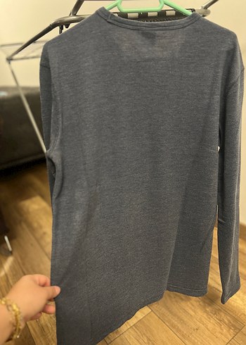 Erkek Bisiklet Yaka Sweatshirt - Görsel 3