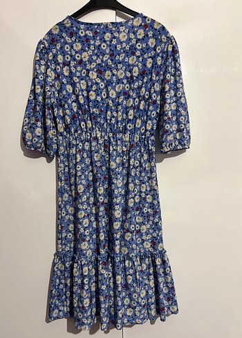 Çiçekli Midi Elbise - Görsel 3