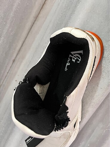 Beyaz Siyah Kadın Sneaker - Görsel 5