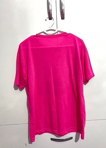 Diğer Baskılı pembe tişört