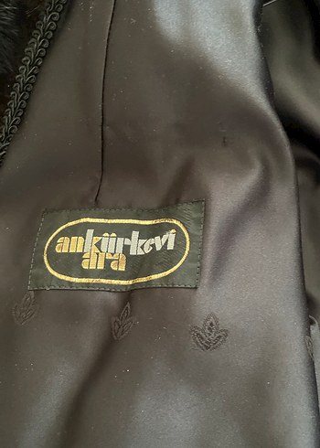 Kahverengi Uzun naturel vizon kuyruk manto