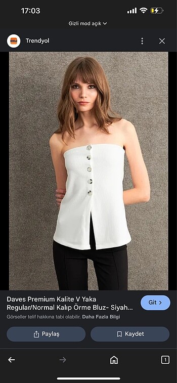 Zara straplez bluz