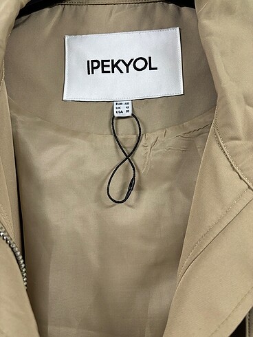 l Beden camel Renk İPEKYOL TRENÇKOT