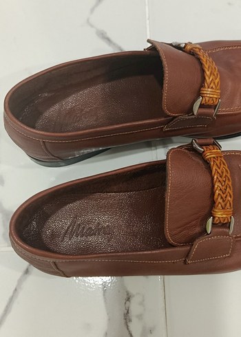 Kahverengi Klasik Erkek orjinal Deri Ayakkabı - Görsel 5