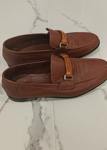 Kahverengi Klasik Erkek orjinal Deri Ayakkabı - Görsel 4