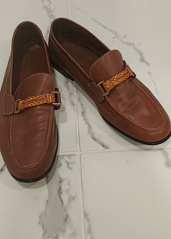 Kahverengi Klasik Erkek orjinal Deri Ayakkabı - Görsel 3