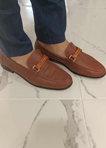 Kahverengi Klasik Erkek orjinal Deri Ayakkabı - Görsel 2