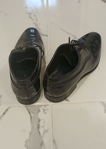 Parlak Siyah Klasik deri  Erkek Ayakkabı - Görsel 6