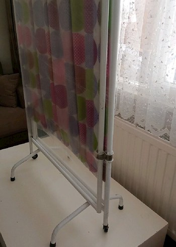 Gri ve Renkli Puantiyeli Modern paravan - Görsel 2