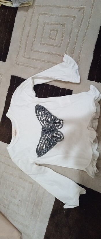 Kız çocuk payetli bluz  - Görsel 2