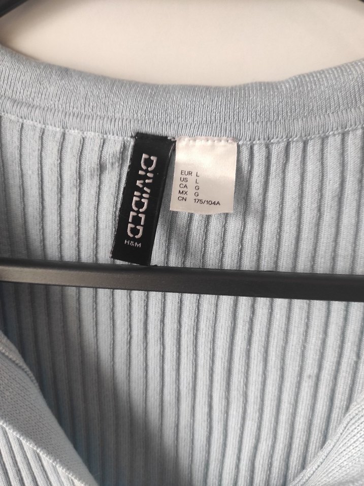 Açık mavi renkte bluz - Görsel 3