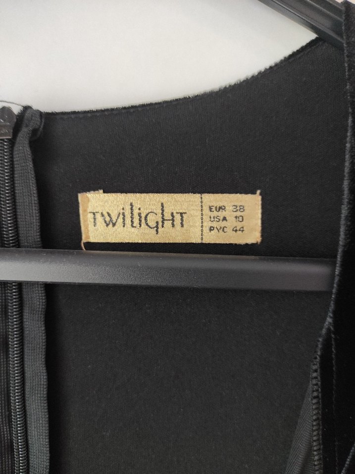 Uzun Siyah V Yaka Drapeli Kadife Kadın Gece Elbisesi - Görsel 5