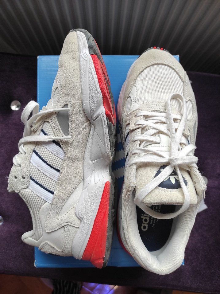 Adidas Falcon Kadın Beyaz Bağcıklı Platform Spor Ayakkabı - Görsel 3