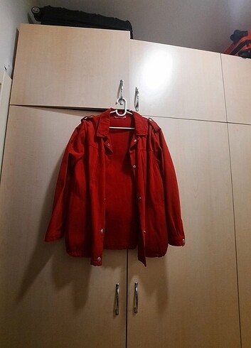 Kırmızı Kot Ceket