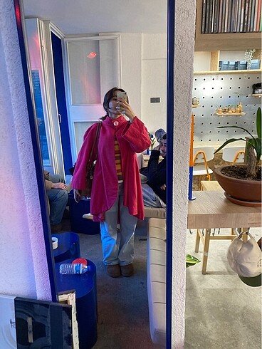 American vintage pembe kaban
