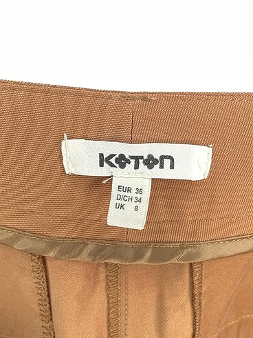 36 Beden camel Renk Koton Kumaş Pantolon %70 İndirimli.