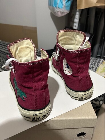 38 Beden bordo Renk Converse