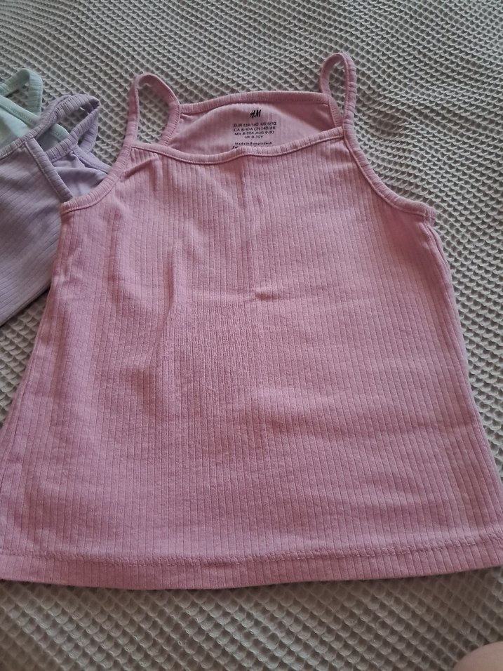 H&M Kız Çocuk İnce Askılı Undershirt 8-10 Yaş - Görsel 3