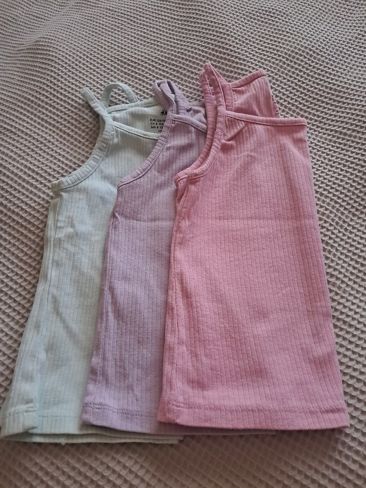 H&M Kız Çocuk İnce Askılı Undershirt 8-10 Yaş - Görsel 4