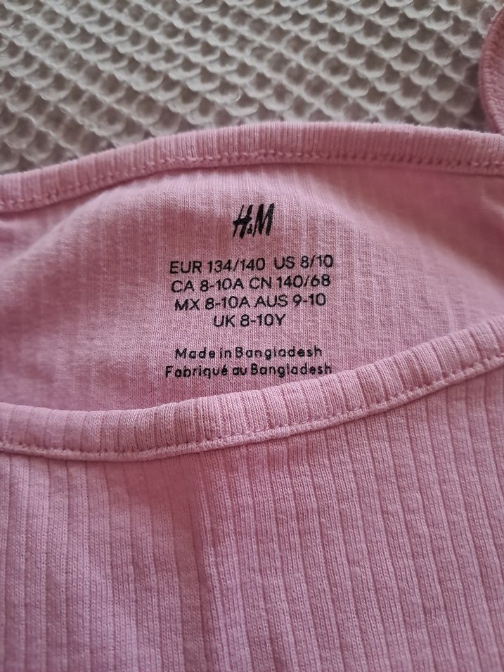 H&M Kız Çocuk İnce Askılı Undershirt 8-10 Yaş - Görsel 2