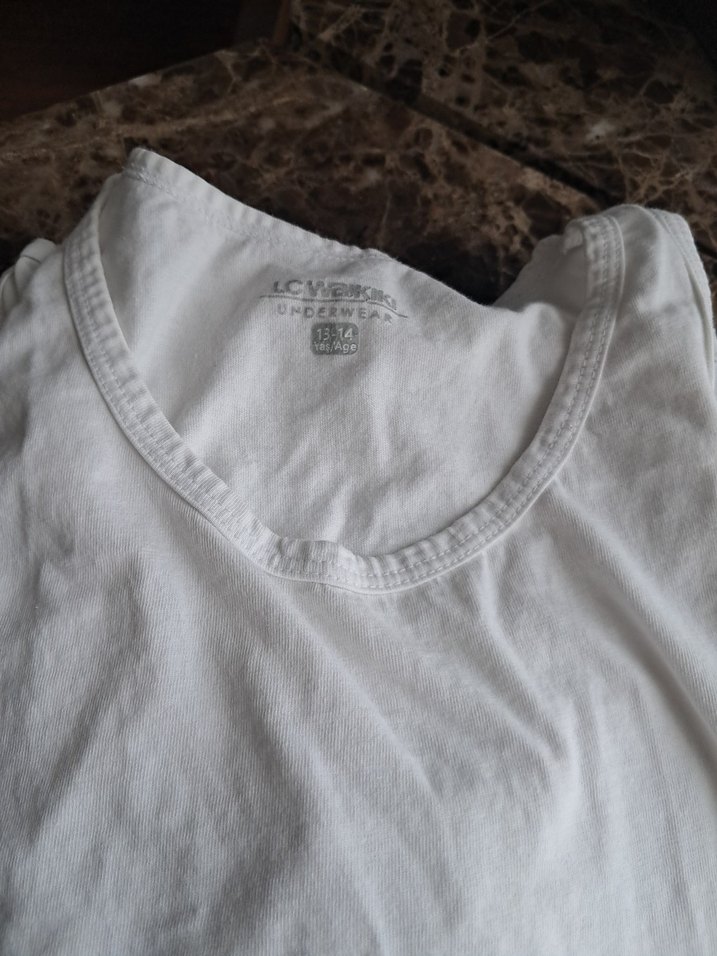 Beyaz Çocuk Atlet 6 adet lcw - Görsel 2