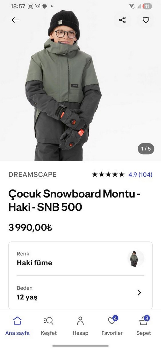 decathlon kayak montu - Görsel 5