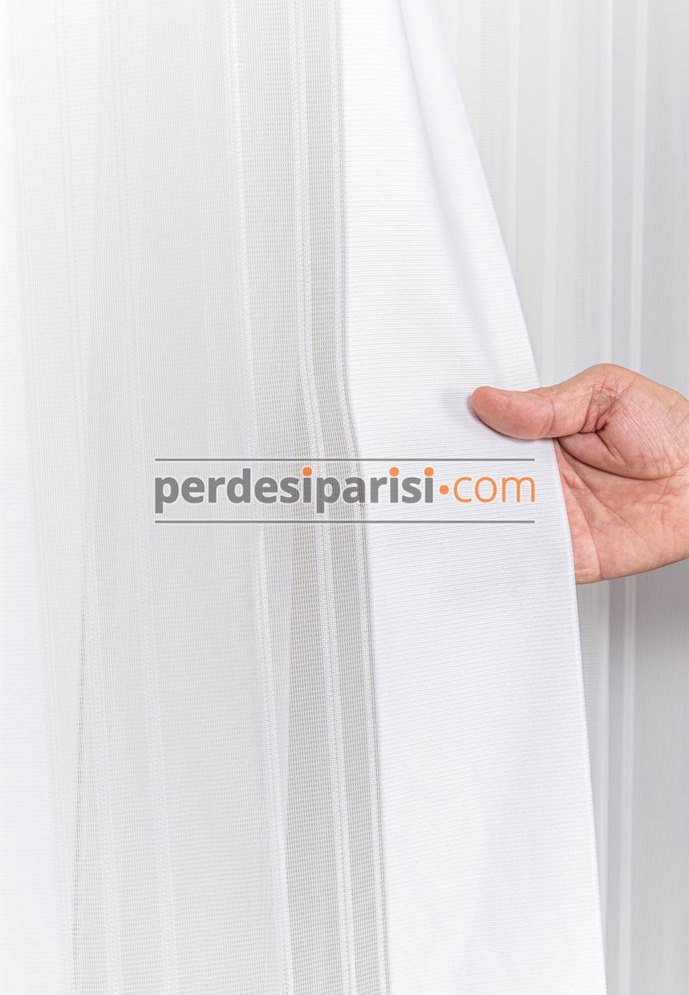 Bordo Çizgili Modern dikey Perde - Görsel 3