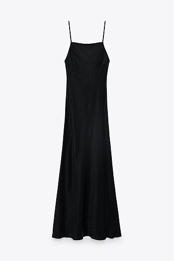 xs Beden Zara Saten Elbise