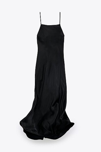 Zara Zara Saten Elbise
