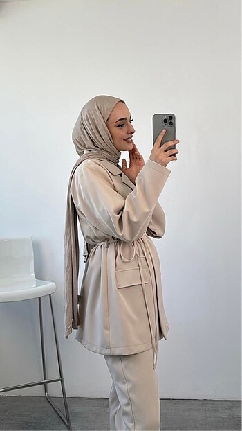 s Beden ten rengi Renk Blazer ceket takım