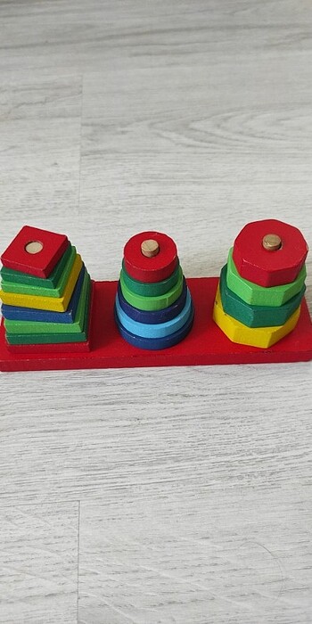 Ahşap koordinasyon oyuncağı