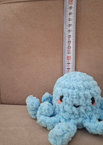 Mavi Peluş Ahtapot - Görsel 4