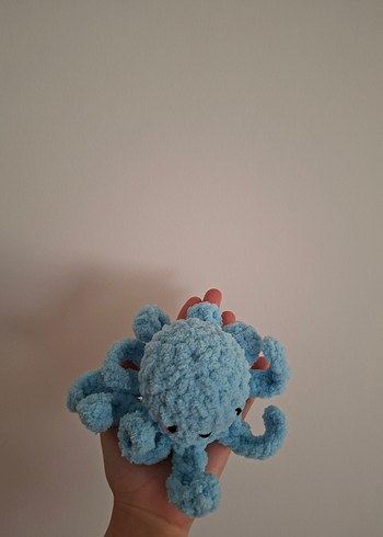 Mavi Peluş Ahtapot - Görsel 2