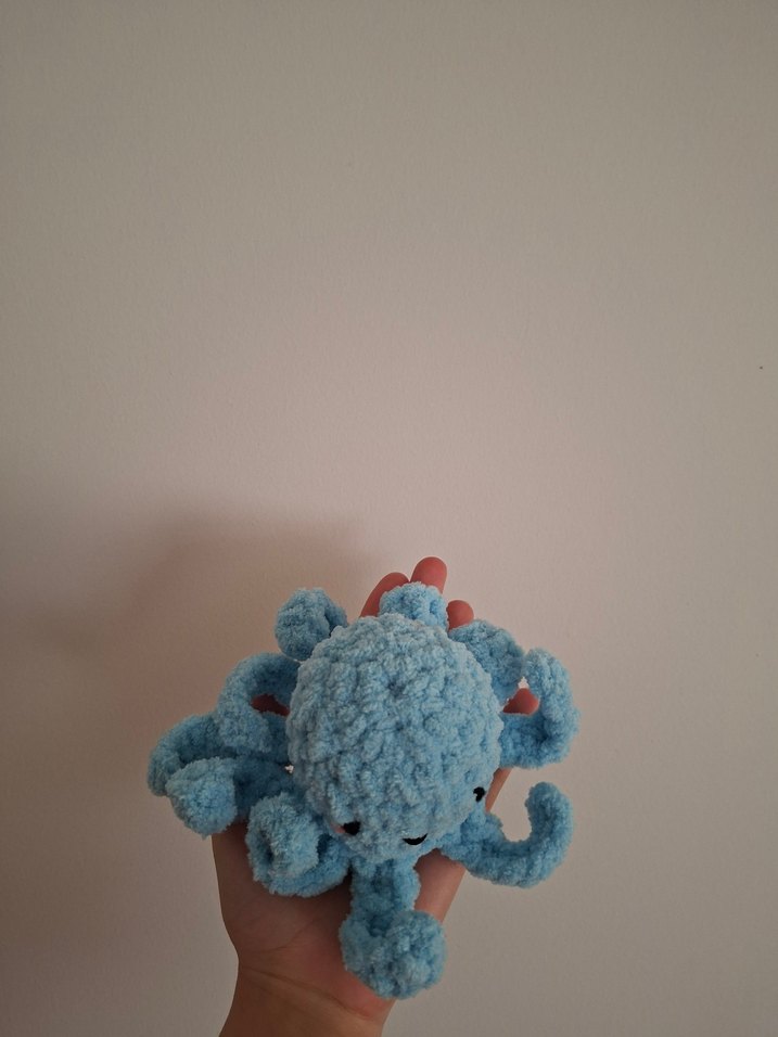 Mavi Peluş Ahtapot - Görsel 2