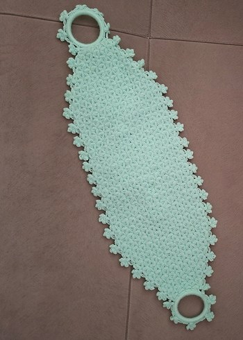 Mint Yeşili El Örgüsü Lif - Görsel 2