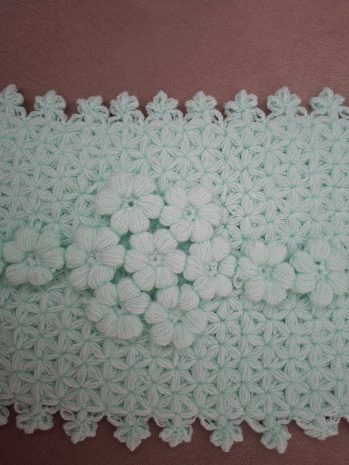 Mint Yeşili El Örgüsü Lif - Görsel 3