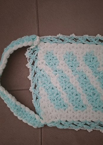 Çift Tutmalı Çeyizlik El Örgüsü Banyo Lifi - Görsel 2