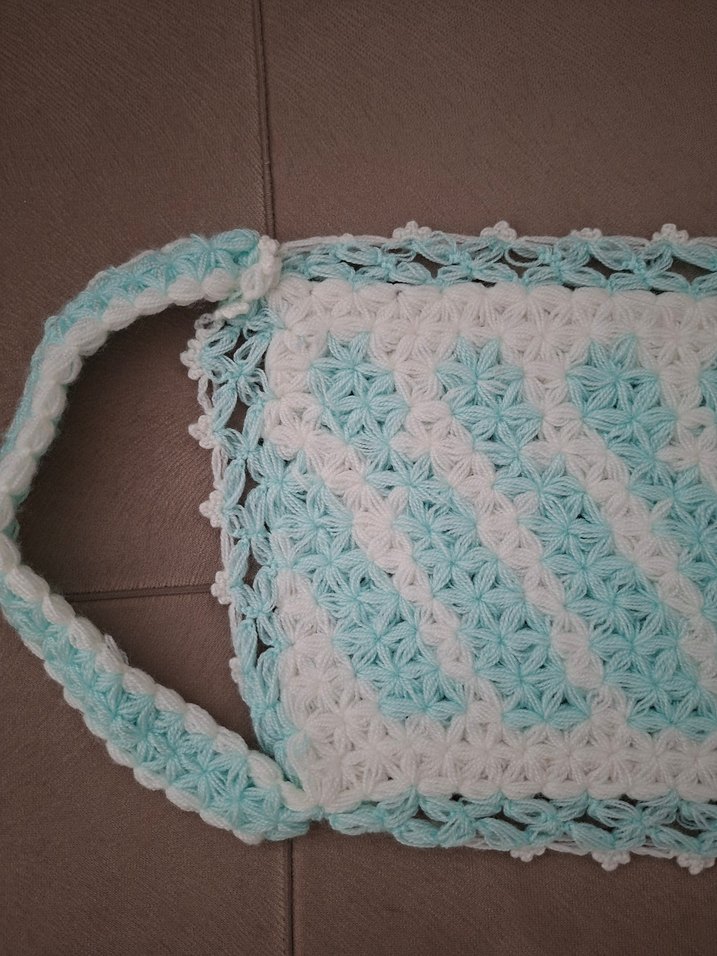 Çift Tutmalı Çeyizlik El Örgüsü Banyo Lifi - Görsel 2