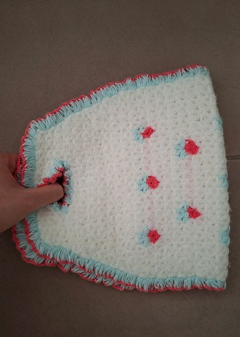 Çeyizlik El Örgüsü Tutmalı Banyo Lifi - Görsel 4