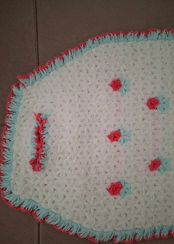 Çeyizlik El Örgüsü Tutmalı Banyo Lifi - Görsel 3