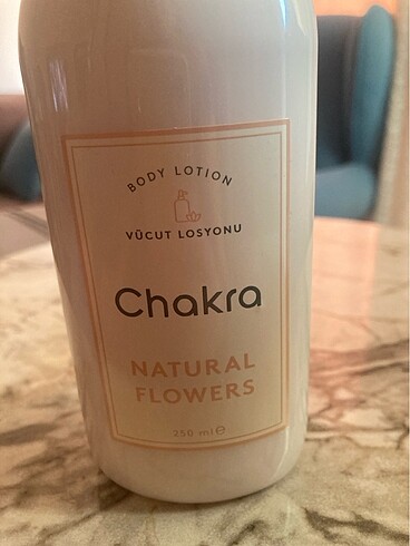 Chakra Chakra natural flowers vücut losyonu