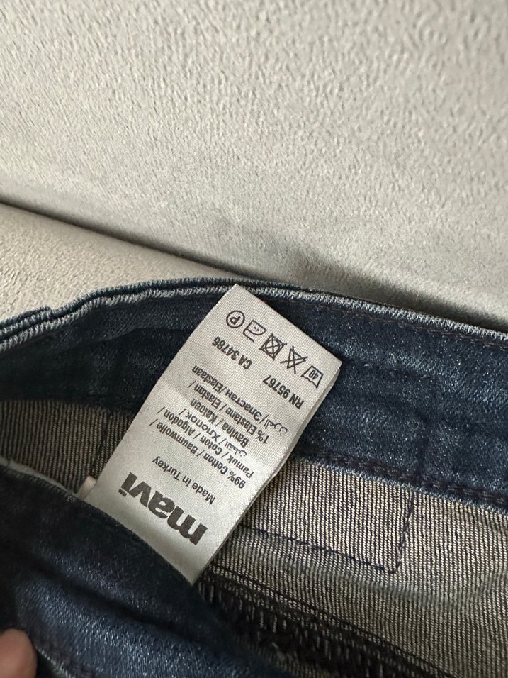Erkek Lacivert  Denim Pantolon - Görsel 3