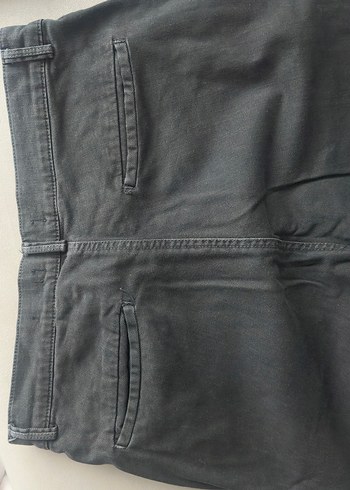Erkek Siyah Denim Rahat Kesim Pantolon - Görsel 3