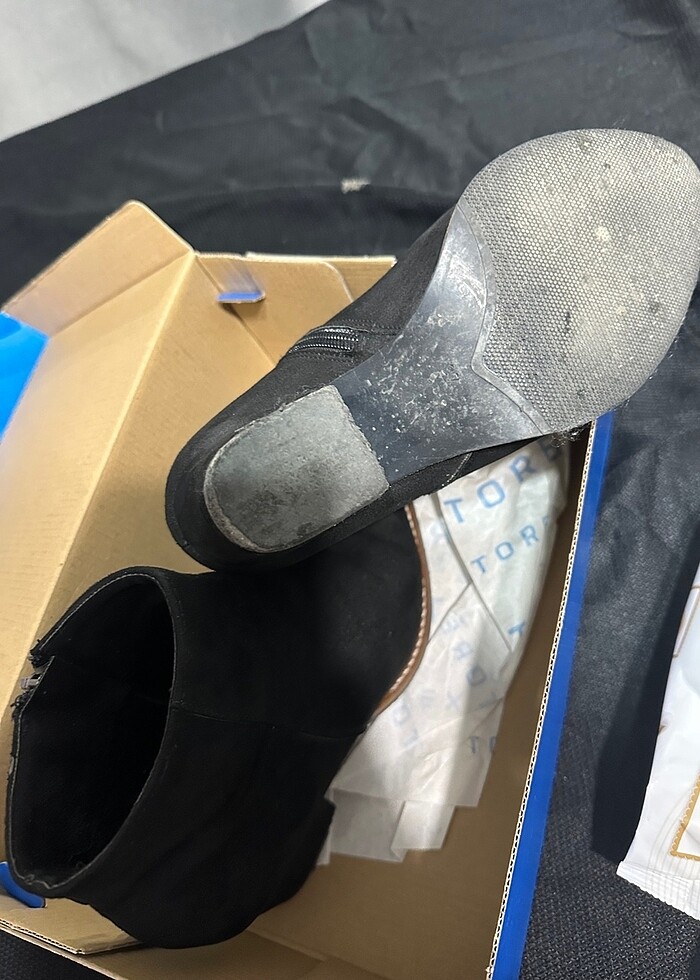 Kadın süet bot - Görsel 3