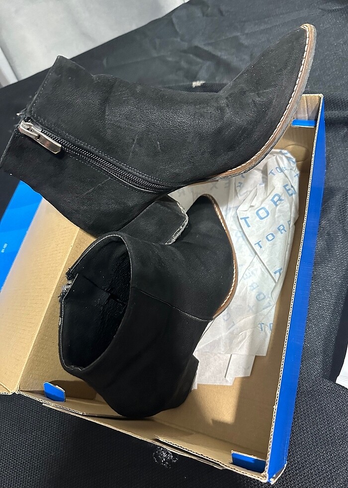 Kadın süet bot - Görsel 2