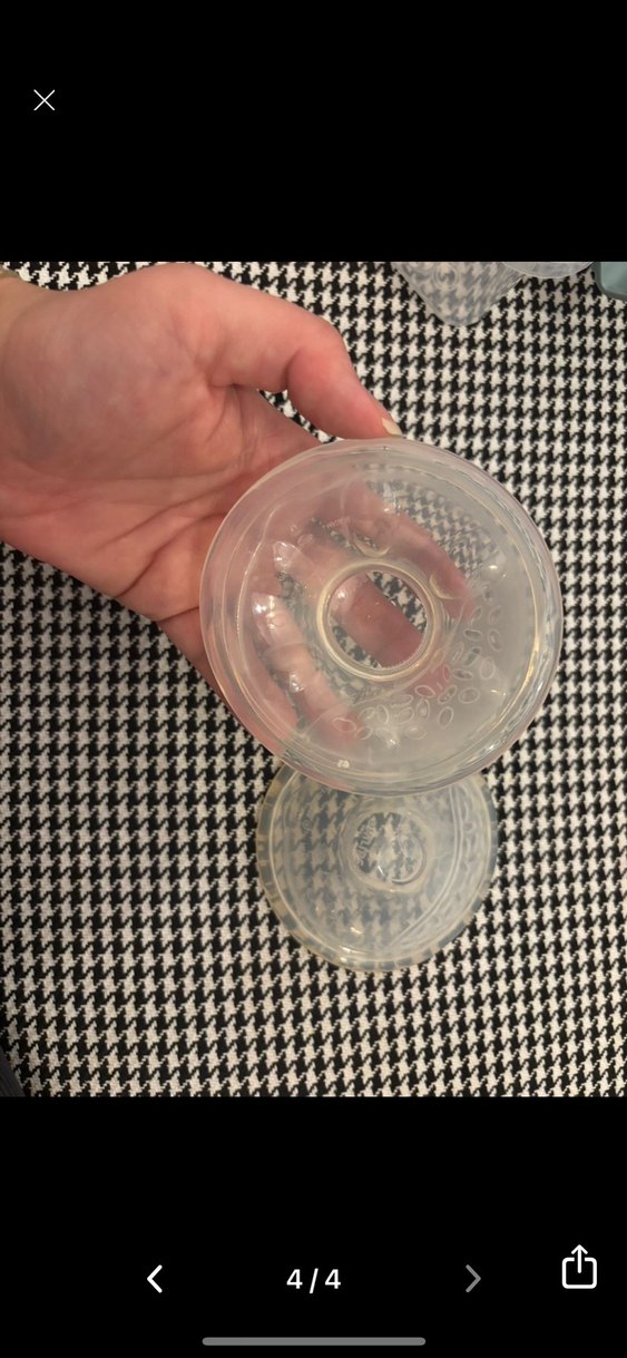 Philips Avent Şeffaf Göğüs kalkanı - Görsel 4