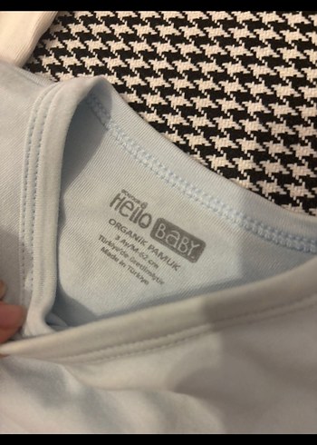 Uzun Kollu Pamuklu Bebek Body - Görsel 2