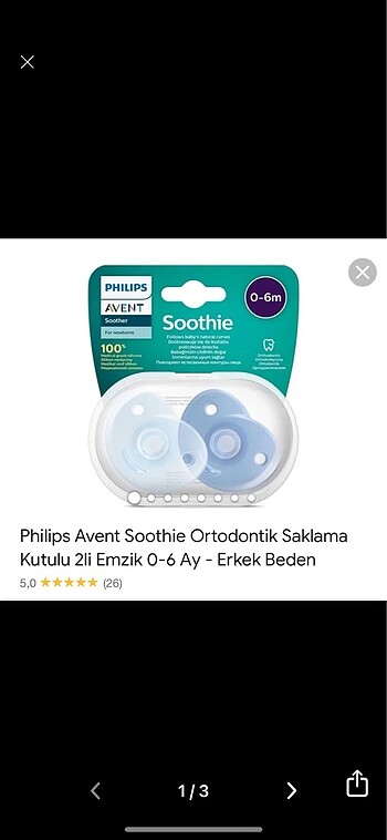 Philips avent kutulu emzik