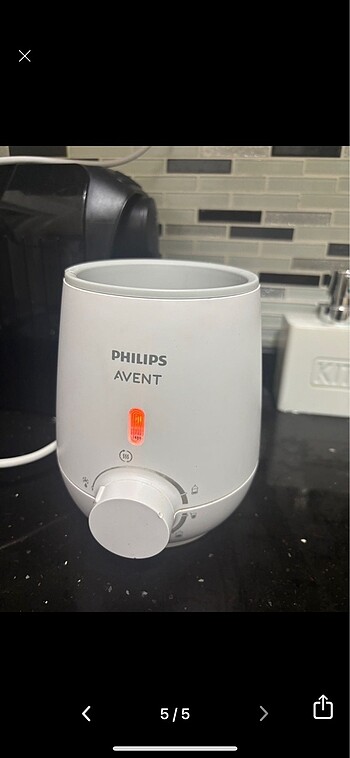 Beden beyaz Renk Philips avent biberon isitici